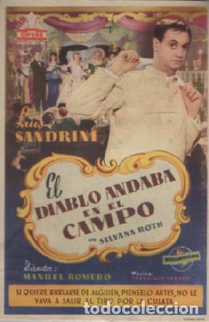 Cine: PROGRAMA DE CINE: EL DIABLO ANDABA EN EL CAMPO PC-8491 - Foto 1