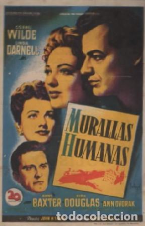 Cine: PROGRAMA DE CINE: MURALLAS HUMANAS PC-8500 - Foto 1