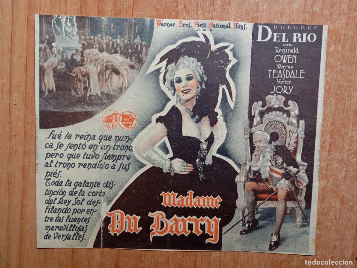 Cine: AL3B-PROGRAMA DE CINE DE LA PELICULA--- MADAME DU BARRY - Foto 2