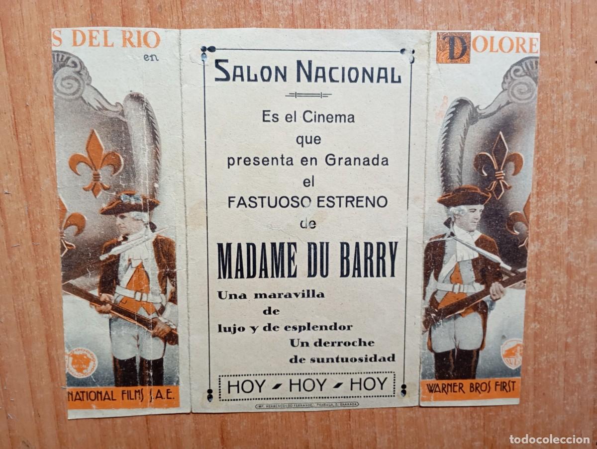 Cine: AL3B-PROGRAMA DE CINE DE LA PELICULA--- MADAME DU BARRY - Foto 3
