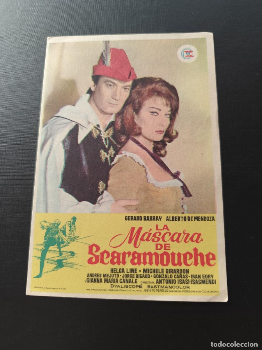  Flyers Publicitaires de films Anciens: La mascara de Scaramouche sin publicidad