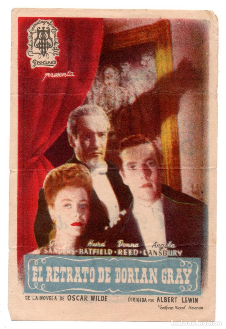 Cinema: EL RETRATO DE DORIAN GRAY - GEORGE SANDERS, HURD HATFIELD, DONNA REED - CINE TERRALL BORJAS