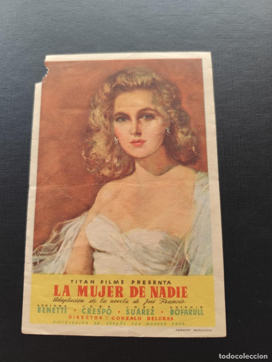 Cine: La mujer de nadie sin Publicidad