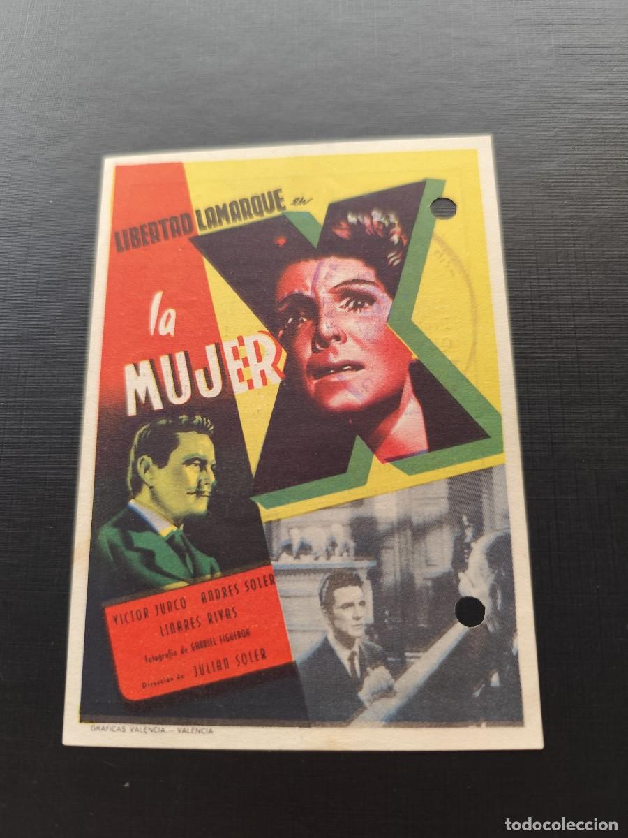 Cine: La mujer X Taladrado con Publicidad Cinema Carmona