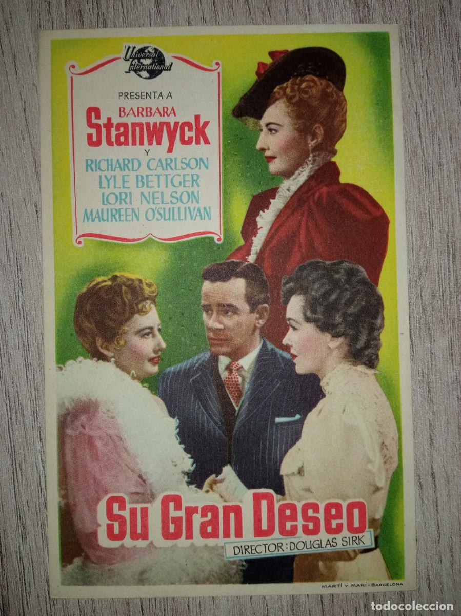 Cine: SU GRAN DESEO, BARBARA STABWYCK