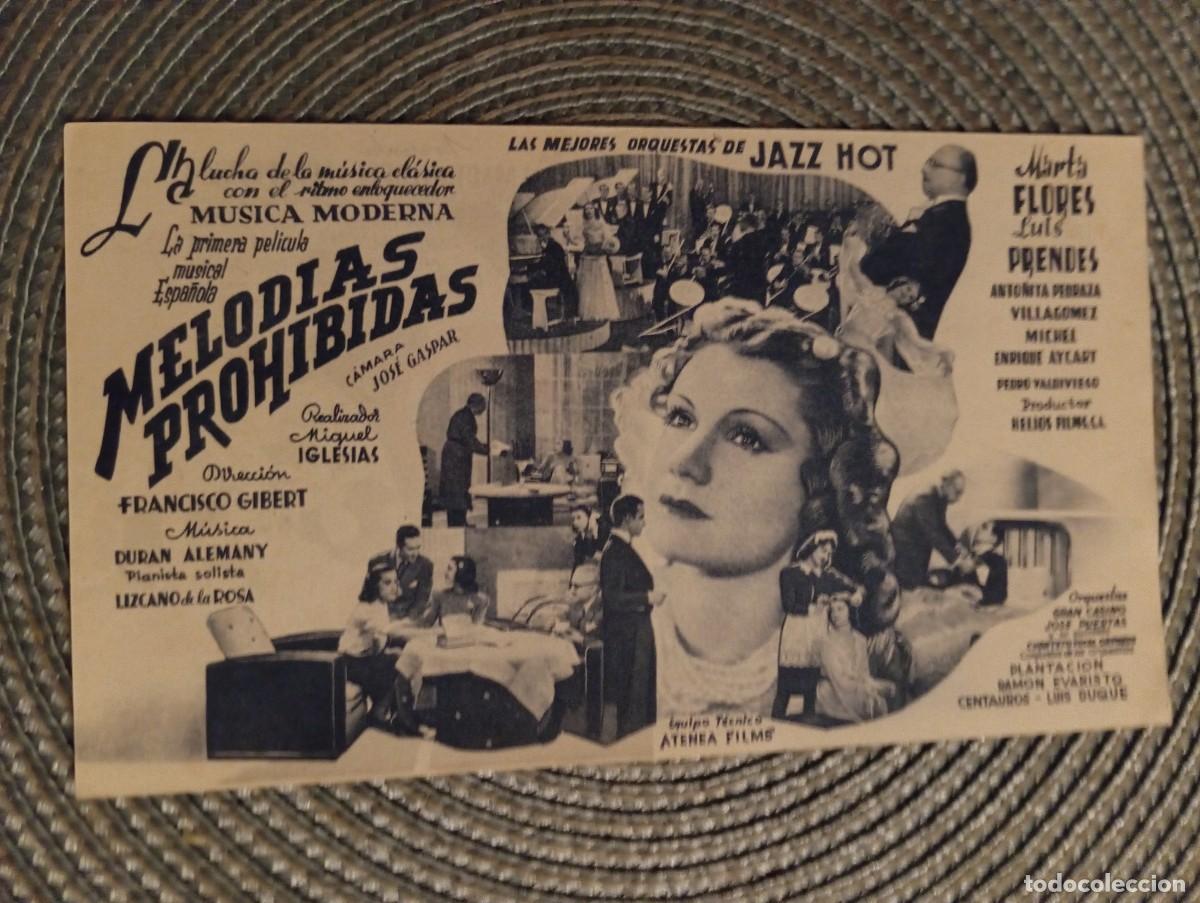 Cine: PROGRAMA DE ** MELODIAS DE AMOR ** LUIS PRENDES - Foto 2