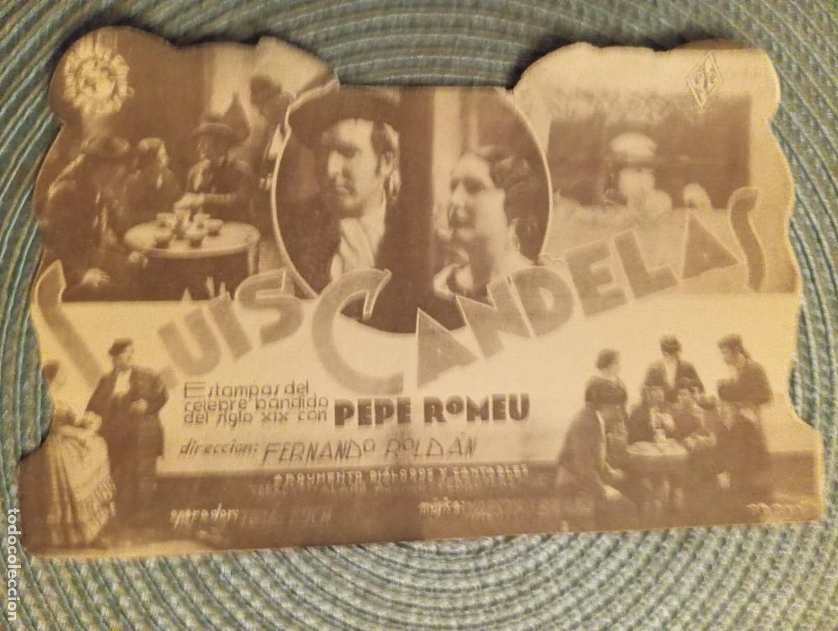 Cine: PROGRAMA DE ** LUIS CANDELAS ** PEPE ROMEU - Foto 2