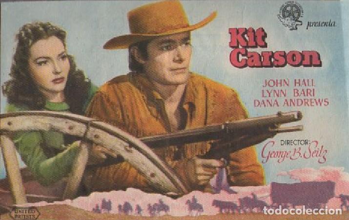 Cine: PROGRAMA DE CINE: KIT CARSON PC-8510 - Foto 1