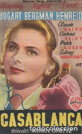 Cine: PROGRAMA DE CINE: CASABLANCA PC-8513 - Foto 1