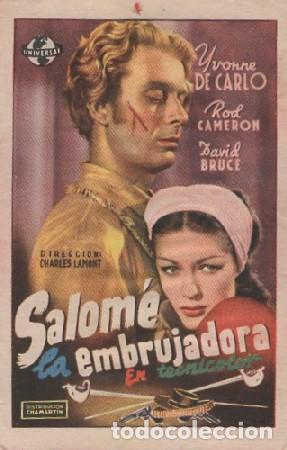 Cine: PROGRAMA DE CINE: SALOM&Eacute; LA EMBRUJADORA PC-8543 - Foto 1