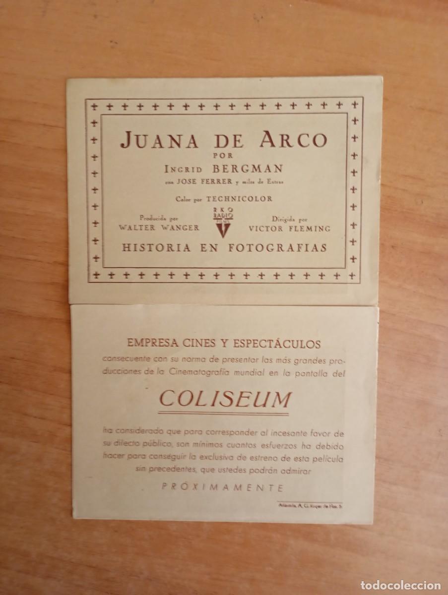 Cine: AL3B-PROGRAMA DE CINE DE LA PELICULA---JUANA DE ARCO - Foto 1