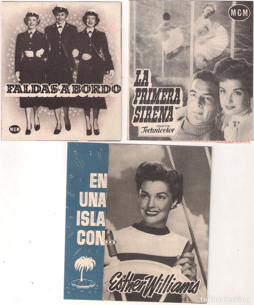 Cine: OK91D ESTHER WILLIAMS COLECCION DE 7 PROGRAMAS DOBLES ORIGINALES ESPA&Ntilde;OLES - Foto 2