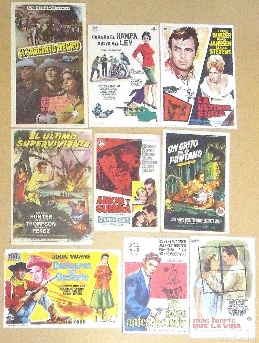 Cine: OR57D JEFFREY HUNTER COLECCION DE 9 PROGRAMAS ORIGINALES ESPA&Ntilde;OLES - Foto 1