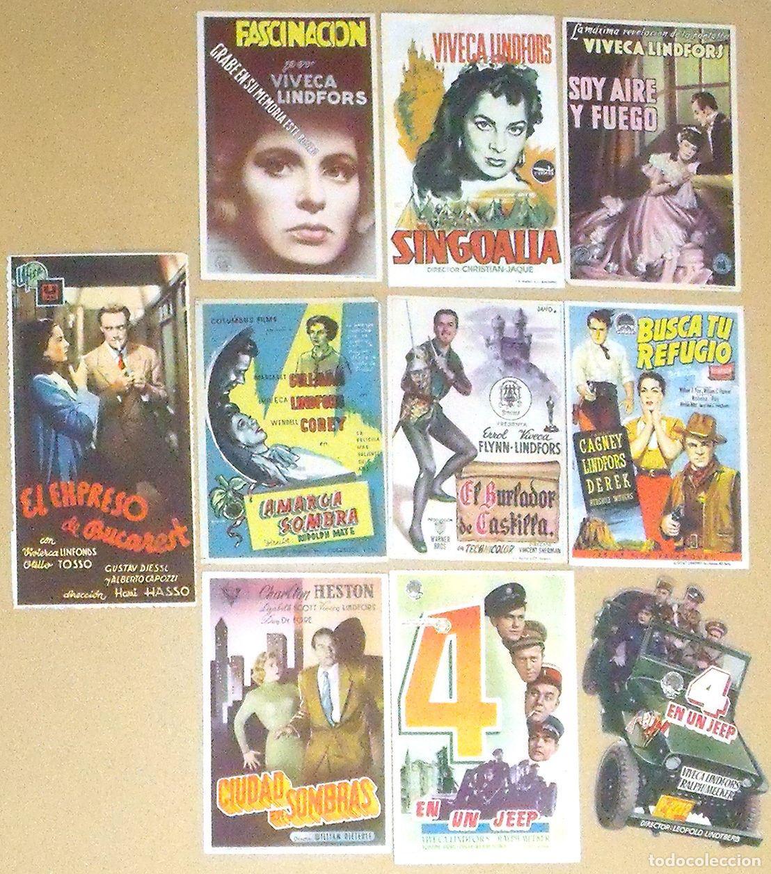 Cine: OR84D VIVECA LINDFORS COLECCION DE 10 PROGRAMAS ORIGINALES ESPA&Ntilde;OLES - Foto 1