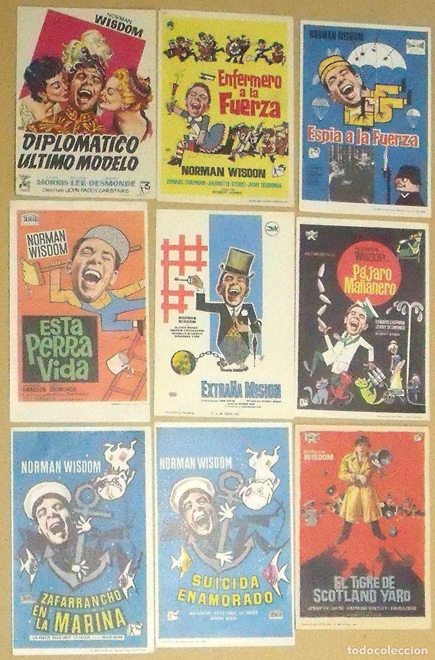 Cine: OR94D NORMAN WISDOM COLECCION DE 9 PROGRAMAS ORIGINALES ESPA&Ntilde;OLES - Foto 1