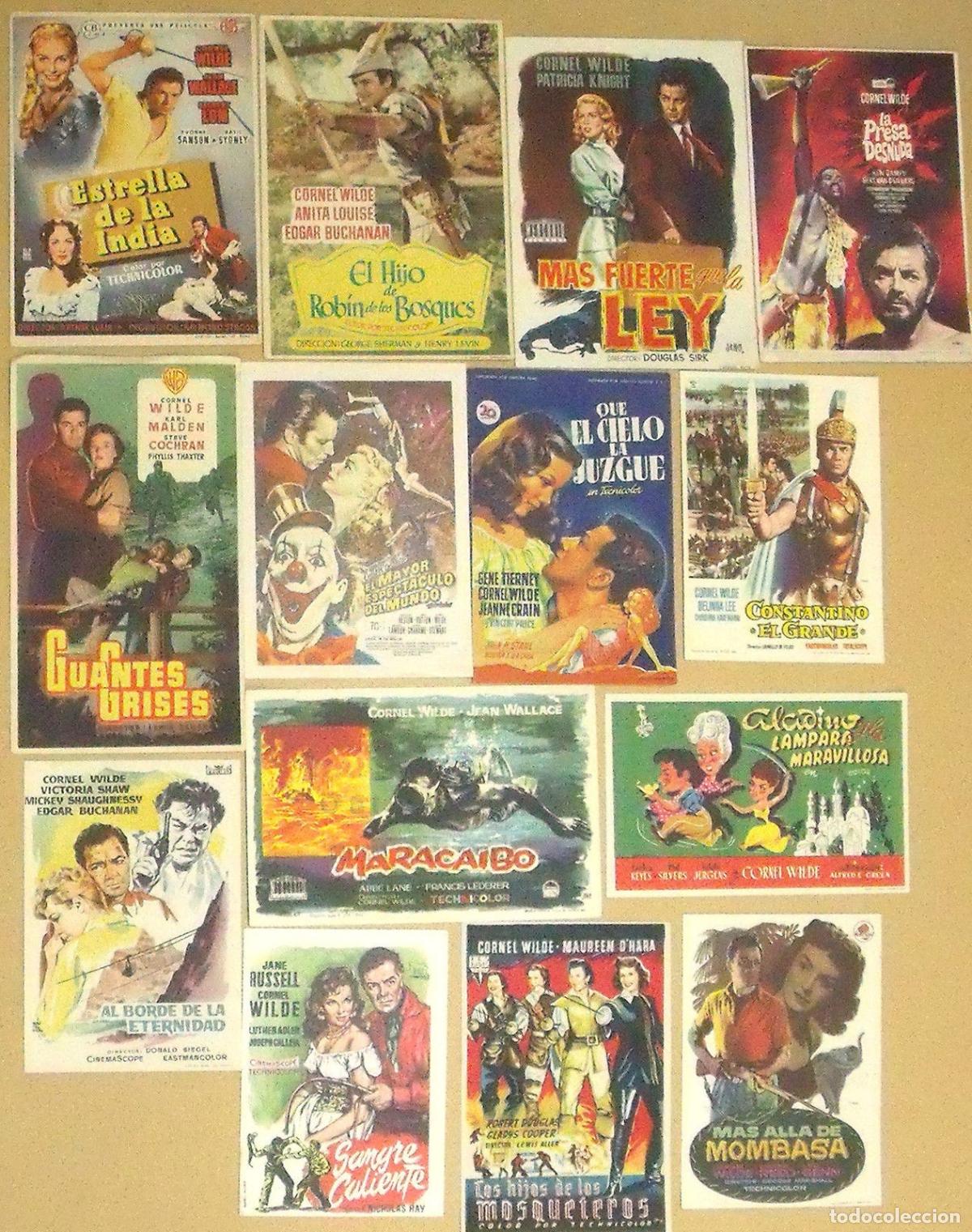 Cine: OR95D CORNEL WILDE COLECCION DE 14 PROGRAMAS ORIGINALES ESPA&Ntilde;OLES - Foto 1