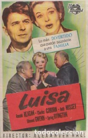 Cine: PROGRAMA DE CINE: LUISA PC-8574 - Foto 1