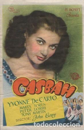 Cine: PROGRAMA DE CINE: CASBAH PC-8579 - Foto 1