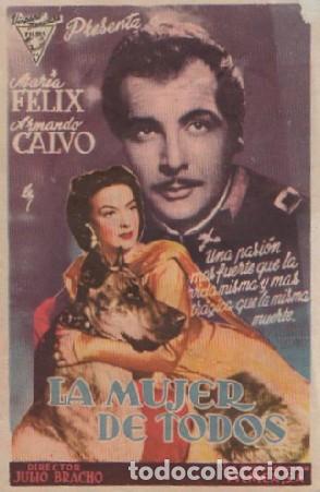 Cine: PROGRAMA DE CINE: LA MUJER DE TODOS PC-8596 - Foto 1