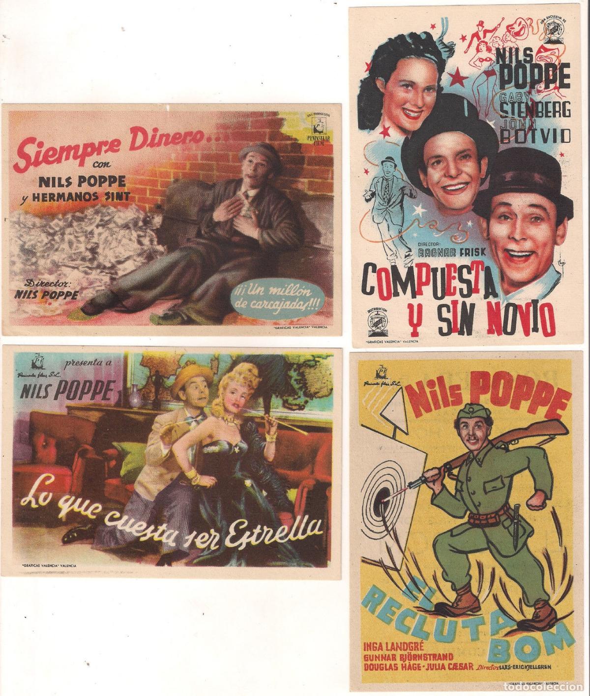 Cine: OS42D NILS POPPE COLECCION DE 4 PROGRAMAS ORIGINALES ESPA&Ntilde;OLES - Foto 1
