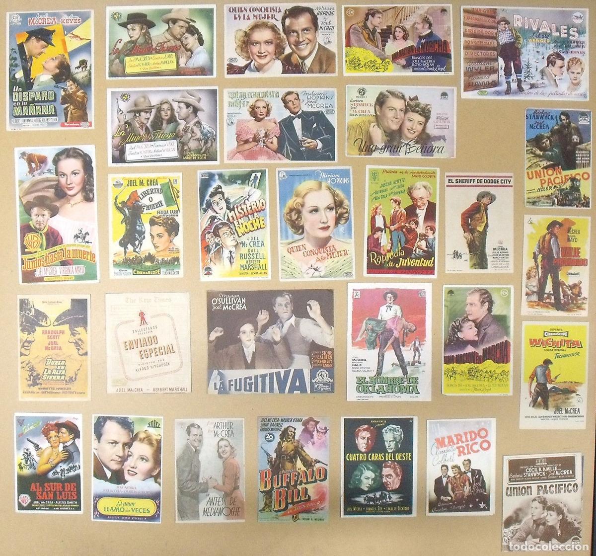 Cine: OS47D JOEL MCCREA COLECCION DE 29 PROGRAMAS ORIGINALES ESPA&Ntilde;OLES - Foto 1