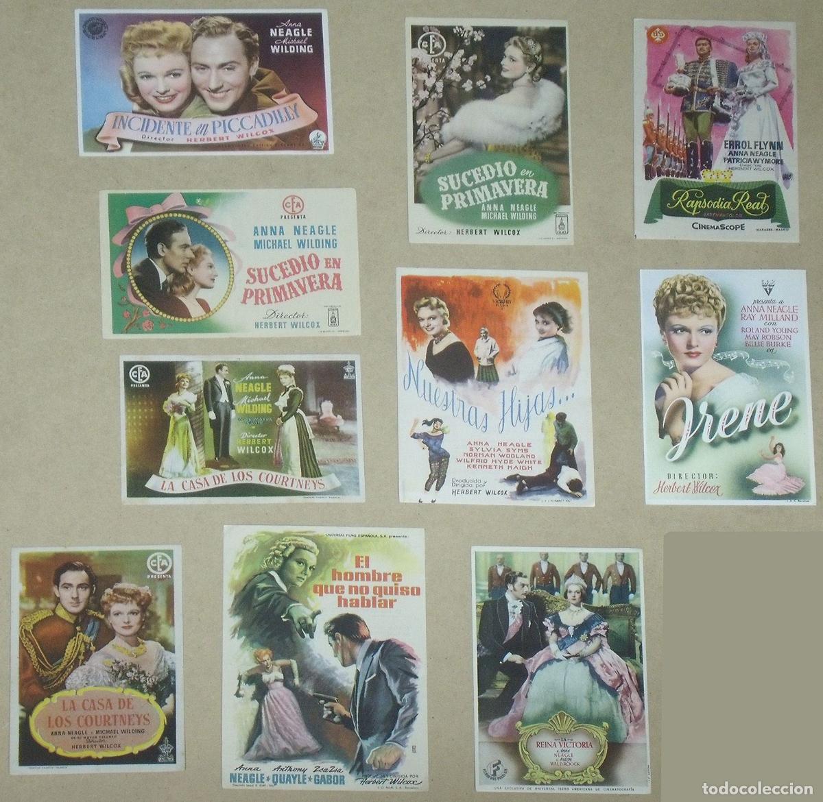 Cine: PU68D ANNA NEAGLE COLECCION DE 10 PROGRAMAS ORIGINALES ESPA&Ntilde;OLES - Foto 1
