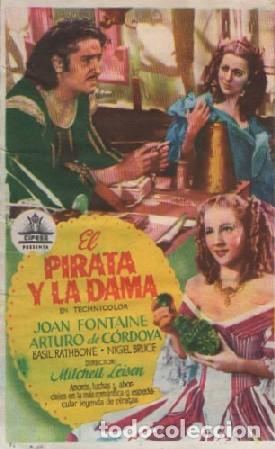 Cine: PROGRAMA DE CINE: EL PIRATA Y LA DAMA PC-8602 - Foto 1