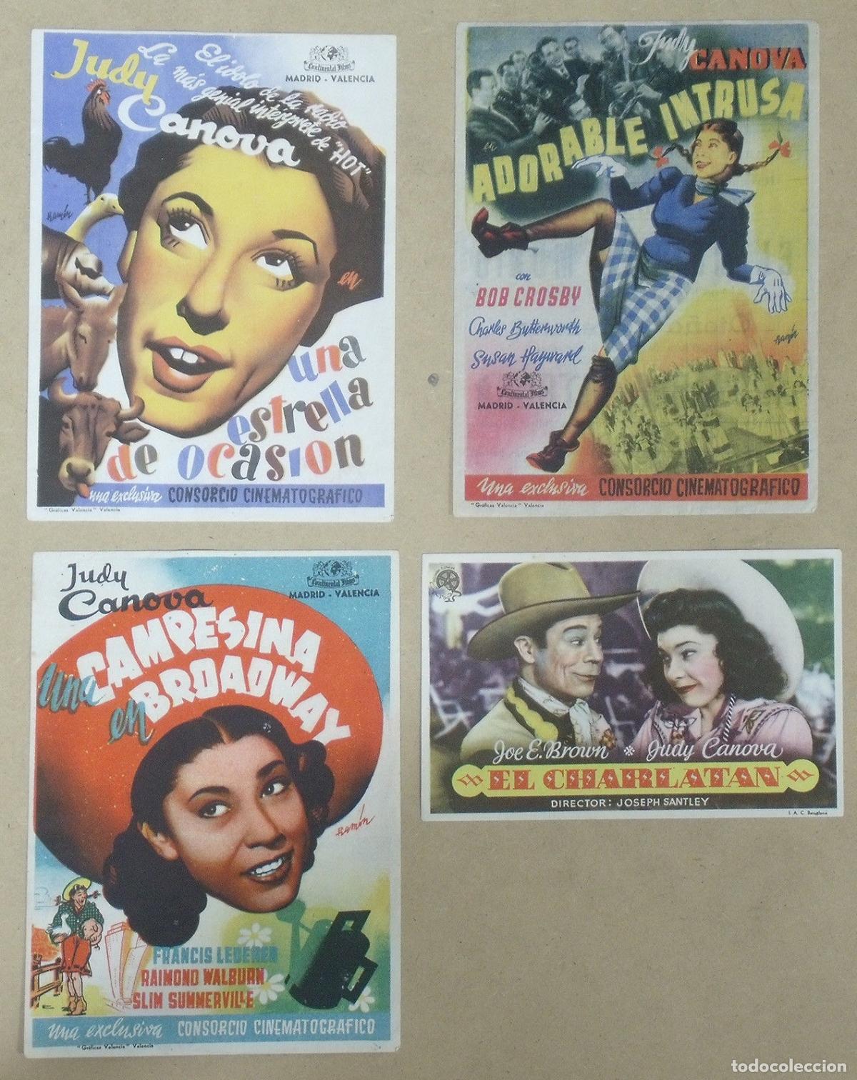 Cine: PU73D JUDY CANOVA COLECCION DE 4 PROGRAMAS ORIGINALES ESPA&Ntilde;OLES - Foto 1