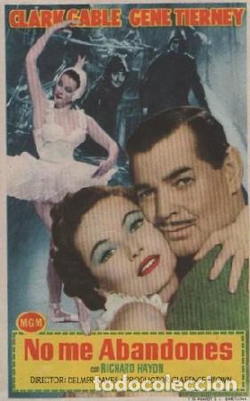 Cine: PROGRAMA DE CINE: NO ME ABANDONES PC-8613 - Foto 1