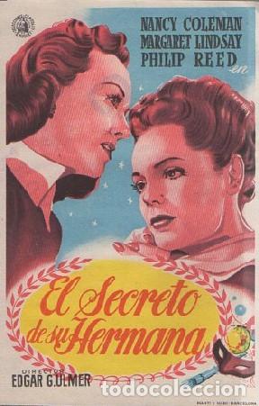 Cine: PROGRAMA DE CINE: EL SECRETO DE SU HERMANA PC-8616 - Foto 1