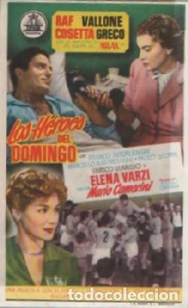 Cine: PROGRAMA DE CINE: LOS H&Eacute;ROES DEL DOMINGO PC-8630 - Foto 1