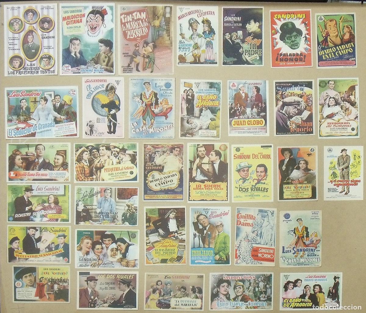 Cine: PY54D LUIS SANDRINI COLECCION 34 PROGRAMAS ORIGINALES ESPA&Ntilde;OLES - Foto 1