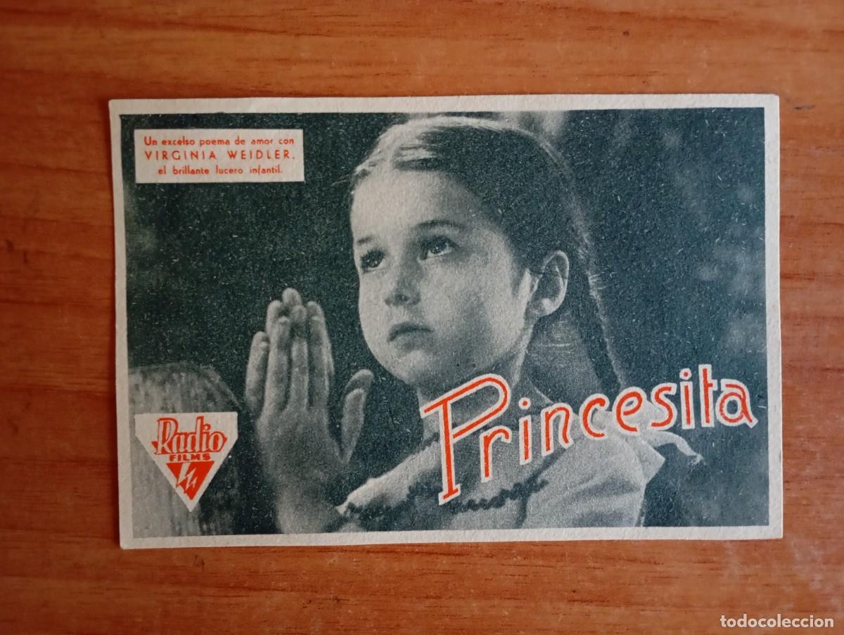 Folhetos de m&atilde;o de filmes antigos de cinema: UNI-2-PROGRAMA DE CINE DE LA PELICULA--- PRINCESITA