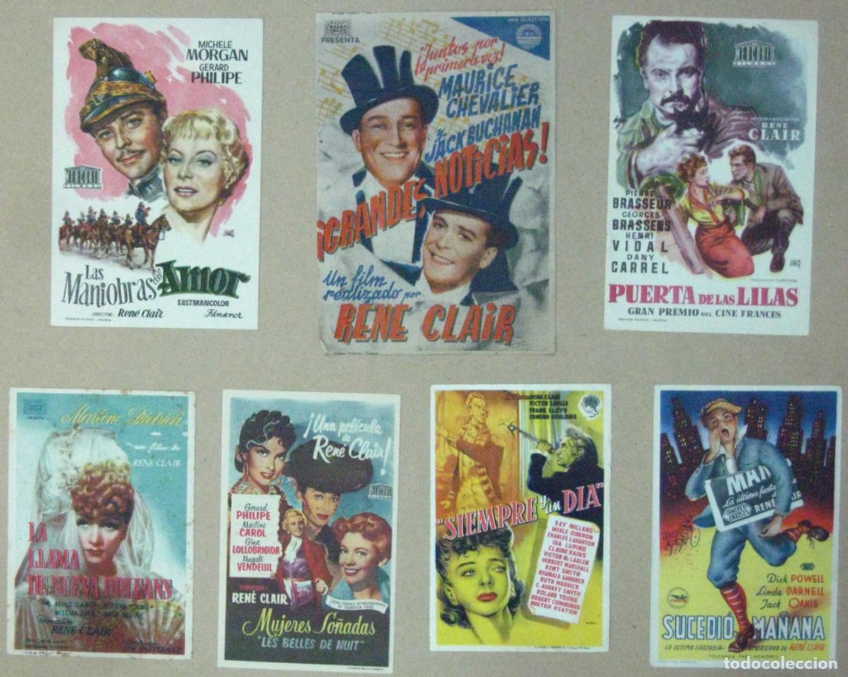 Cine: VJ30D RENE CLAIR COLECCION DE 7 PROGRAMAS ORIGINALES ESPA&Ntilde;OLES - Foto 1