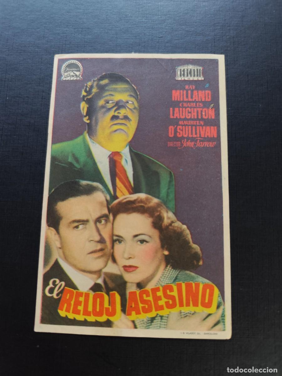  Flyers Publicitaires de films Anciens: El reloj asesino sin publicidad
