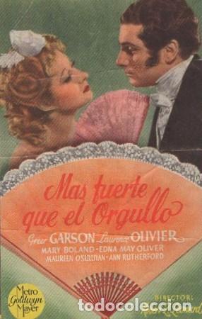 Cine: PROGRAMA DE CINE: MAS FUERTE QUE EL ORGULLO PC-8650 - Foto 1