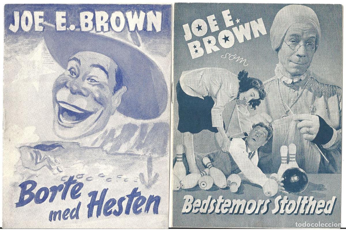 Cine: VN98D JOE E. BROWN BOLOS COLECCION DE 2 PROGRAMAS ORIGINALES DANESES - Foto 1