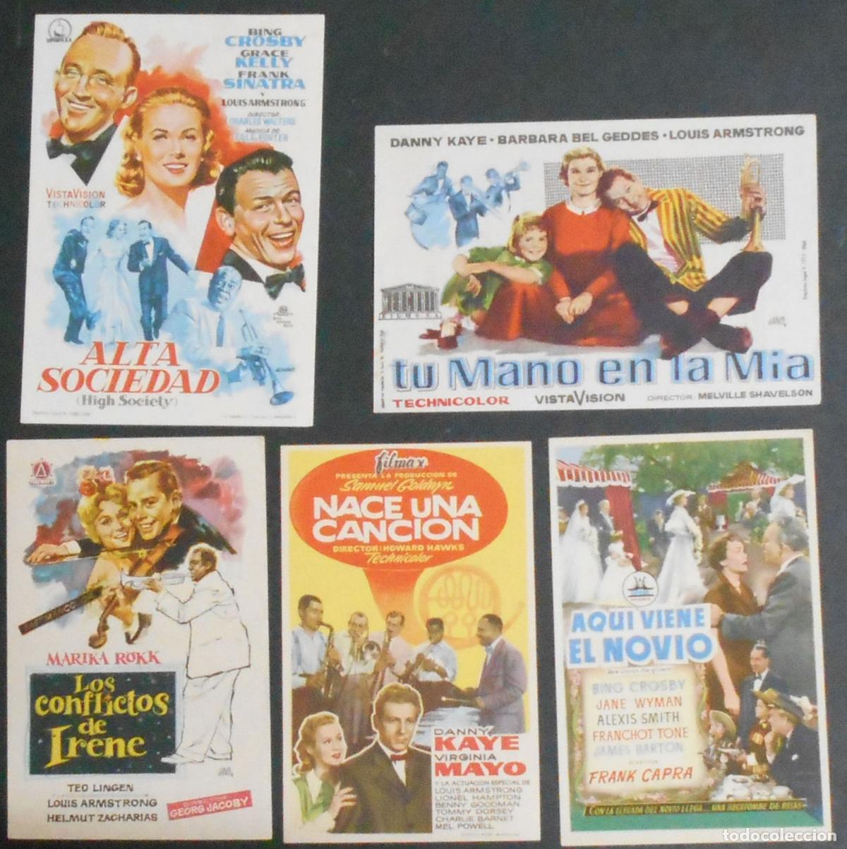 Cine: WU96D LOUIS ARMSTRONG COLECCION DE 5 PROGRAMAS ORIGINALES ESPA&Ntilde;OLES - Foto 1