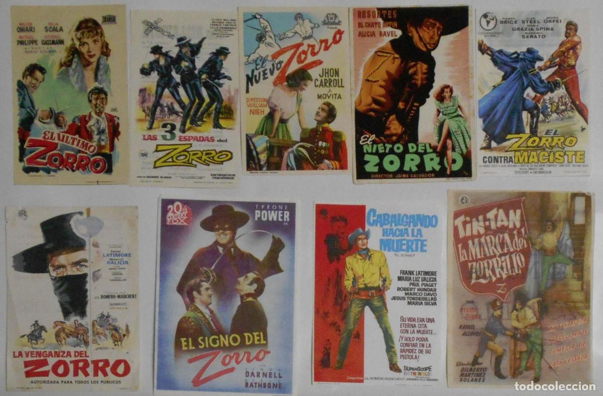 Cine: WW11D EL ZORRO COLECCION DE 9 PROGRAMAS ORIGINALES ESPA&Ntilde;OLES - Foto 1