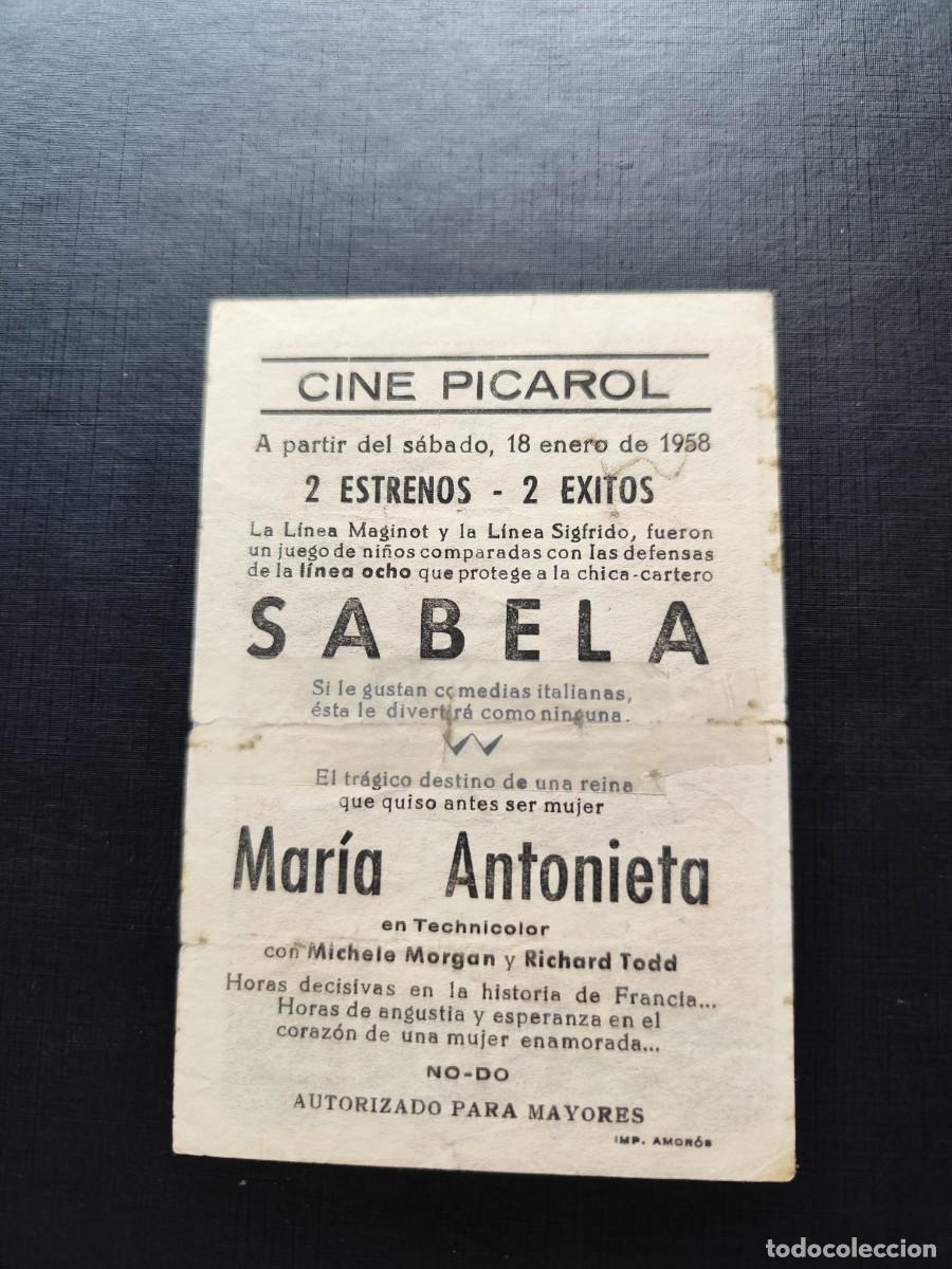 Cine: Sabela con publicidad Cine Picarol - Foto 2