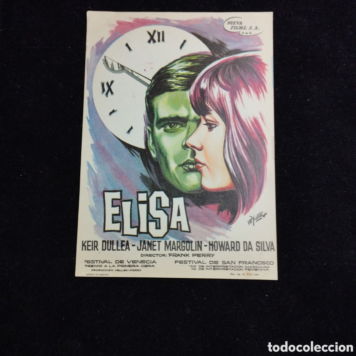 Cine: Programa de cine, sencillo. Elisa. Keir Dullea. Janet Margolin - Foto 1