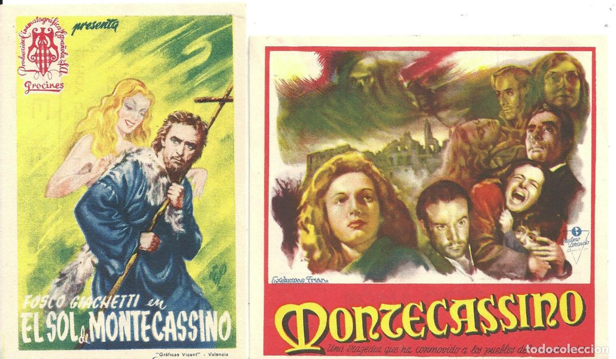 Kino: WZ54D MONTECASSINO COLECCION DE 2 PROGRAMAS ORIGINALES ESPA&Ntilde;OLES