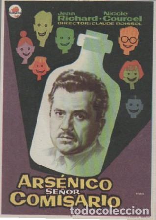 Cine: PROGRAMA DE CINE: ARS&Eacute;NICO SE&Ntilde;OR COMISARIO PC-8658 - Foto 1