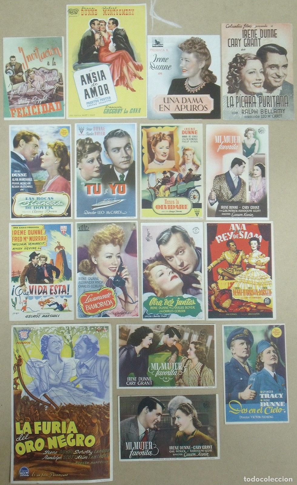 Cine: PY23D IRENE DUNNE COLECCION DE 16 PROGRAMAS ORIGINALES ESPA&Ntilde;OLES - Foto 1