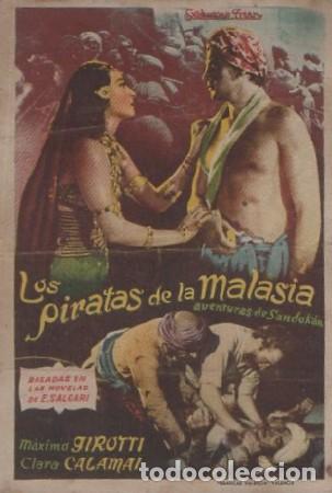 Cine: PROGRAMA DE CINE: LOS PIRATAS DE LA MALASIA PC-8670 - Foto 1