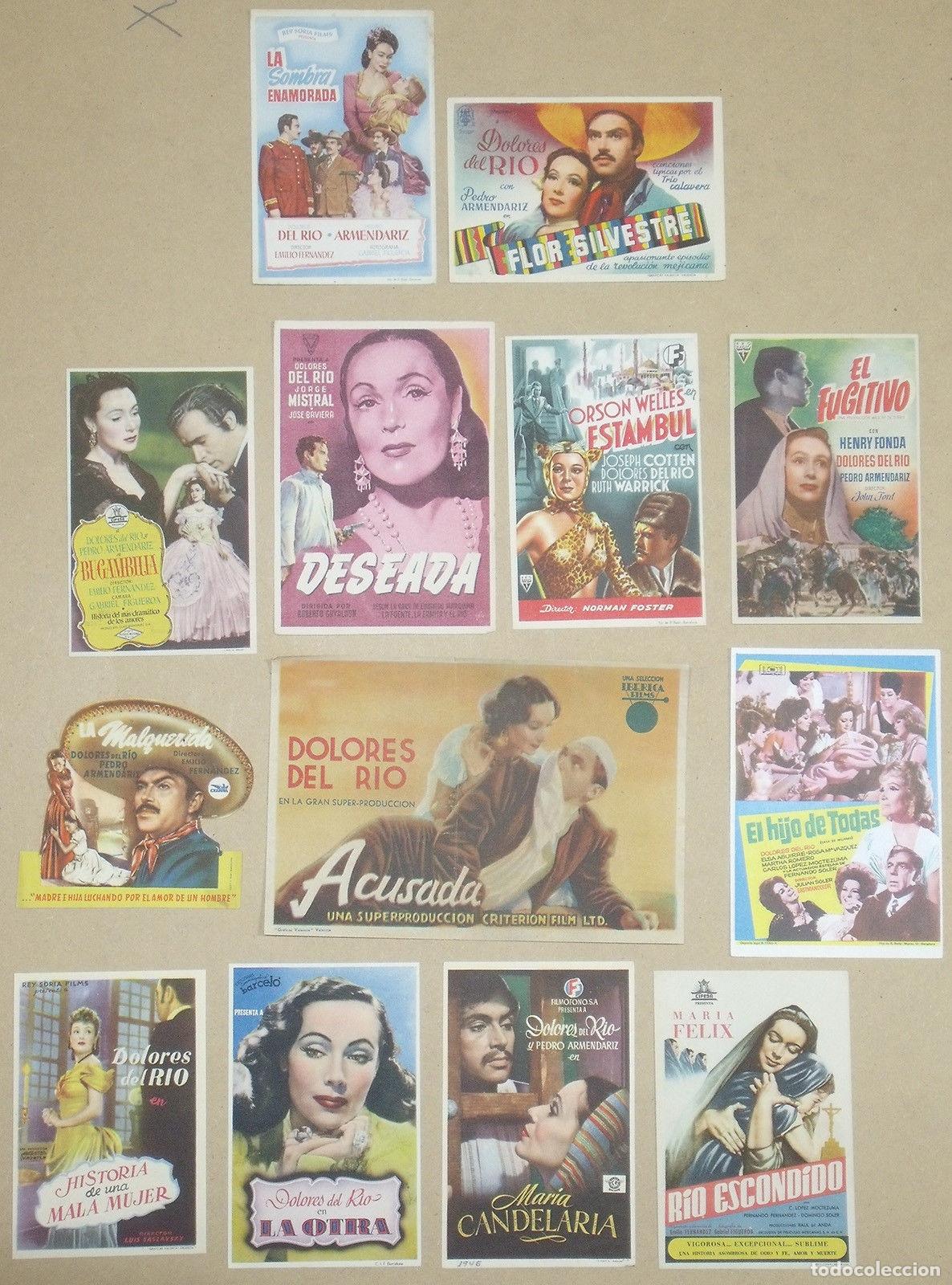 Cine: PY65D DOLORES DEL RIO COLECCION DE 13 PROGRAMAS ORIGINALES ESPA&Ntilde;OLES - Foto 1