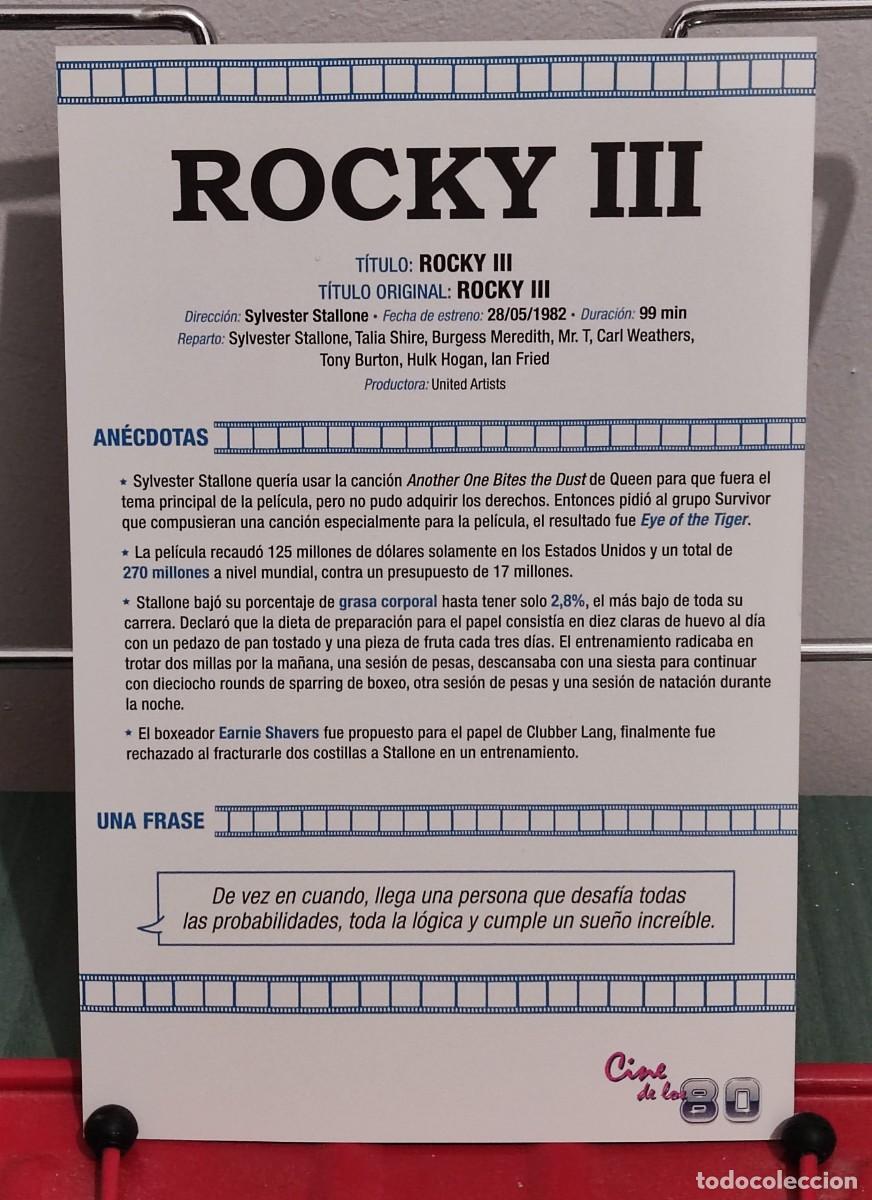 Cine: Folleto Rocky III (3) - Foto 2