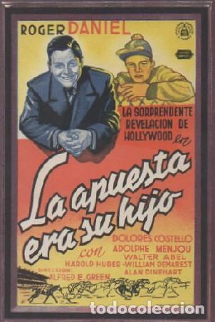 Cine: PROGRAMA DE CINE: LA APUESTA ERA SU HIJO PC-8682 - Foto 1