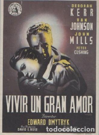 Cine: PROGRAMA DE CINE: VIVIR UN GRAN AMOR PC-8686 - Foto 1