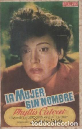 Cine: PROGRAMA DE CINE: LA MUJER SIN NOMBRE PC-8688 - Foto 1